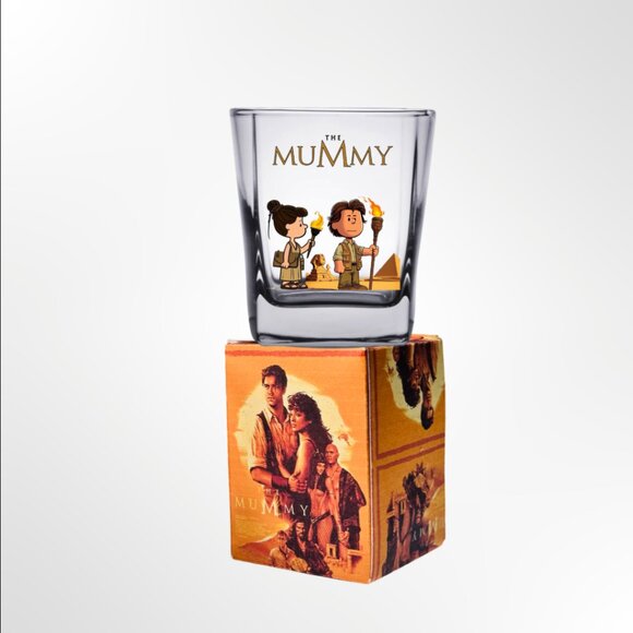 PEANUTS/ 90's and 2000 era MOVIES Mashup Shot Glasses/Gift Boxes, Unique Gift! - Picture 13 of 14